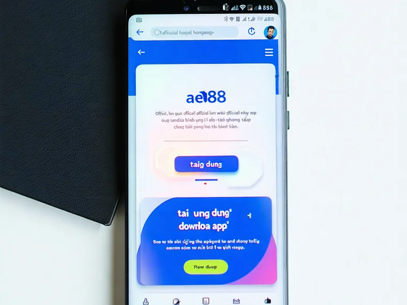 Truy cập trang chủ AE888 trên Android