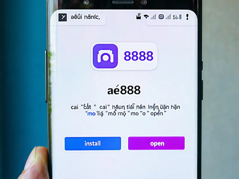 Cài đặt ứng dụng AE888 trên điện thoại Android