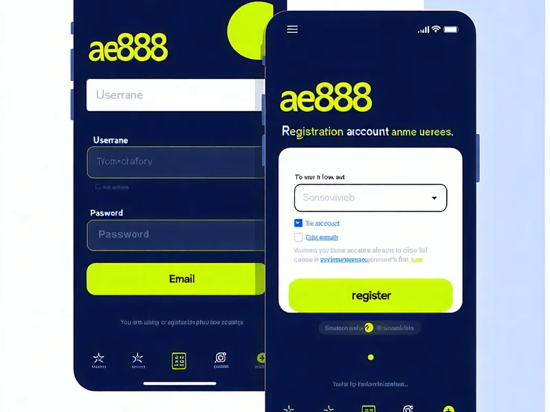 Hình ảnh hướng dẫn đăng ký tài khoản ae888 một cách nhanh chóng và bảo mật.