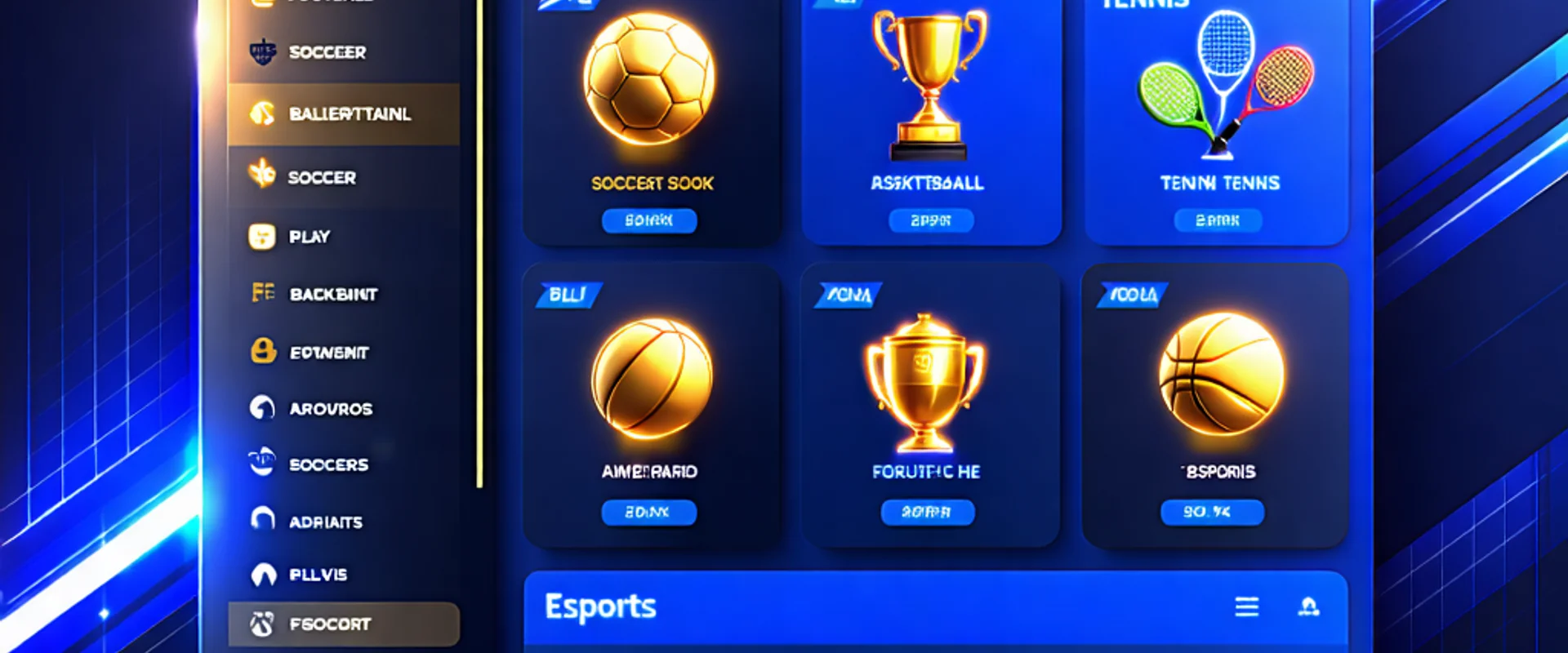 Hình ảnh tổng quan về cá cược thể thao tại ae888 với các môn thể thao phổ biến và tỷ lệ cược hấp dẫn