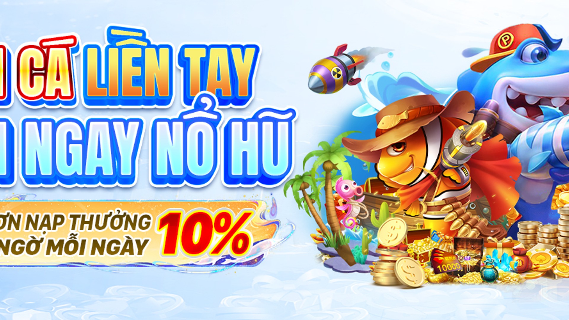 Hình ảnh game bắn cá AE888 với cá vàng và súng