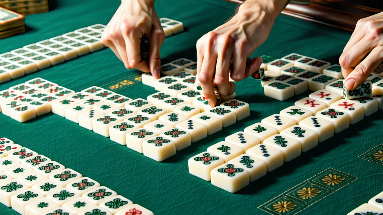 Một ván Mạt chược ae888 đang diễn ra sôi nổi