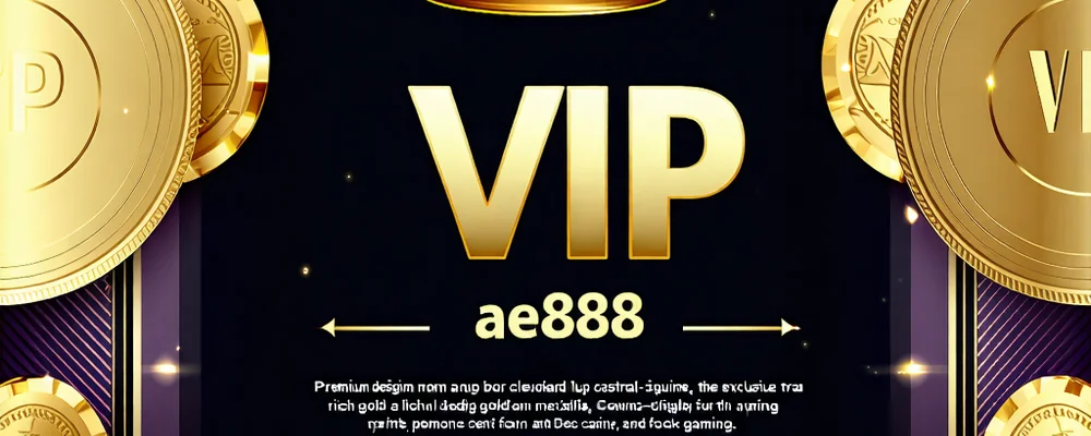Banner khuyến mãi dành cho thành viên VIP của ae888